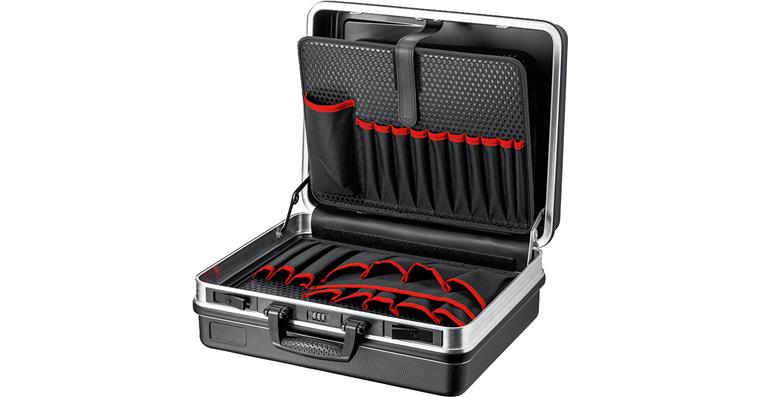 Tool case Basic 465x210x370 mm made of ABS material, black