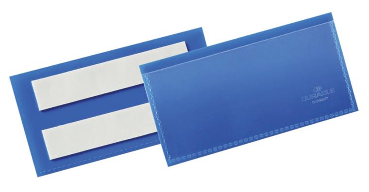 1087050100 Label pocket 50 pieces self-adhesive 100x38 mm dark blue