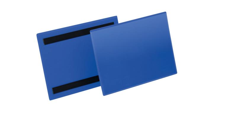1087053100 Identification pocket 50 pieces magnetic A5 landscape 210x148 mm dark blue