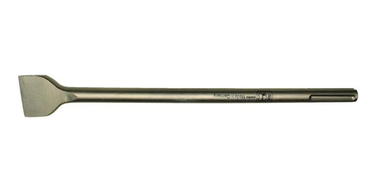 Spade chisel with SDS-plus chuck length 250 mm width 40 mm 15° bent