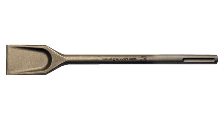 Spade chisel SDS-max chuck length 400 mm width 50 mm quenched and tempered steel