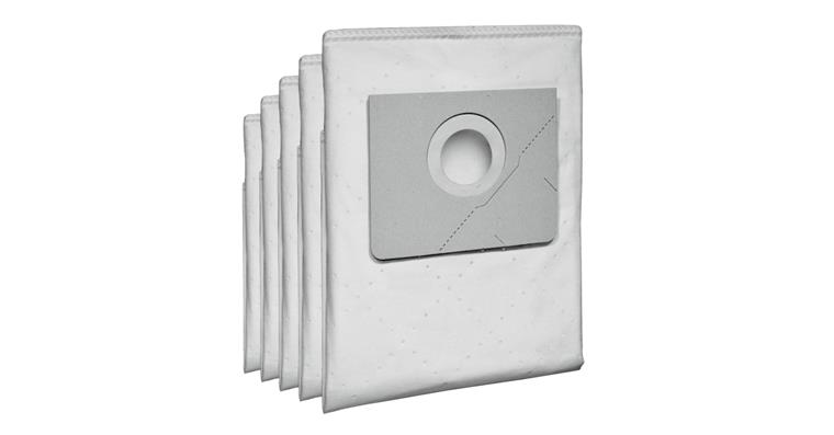 Fleece filter bag pack = 5 pieces for NT 20-1 Ap wet/dry vacuum cleaner