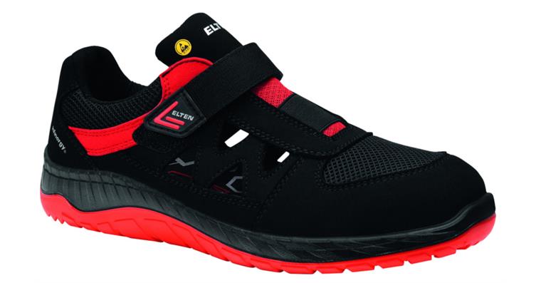Safety sandals Lonny Red Easy S1P ESD size 38