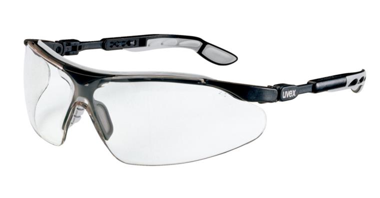 Safety goggles i-vo frame black/grey lens clear UV 400