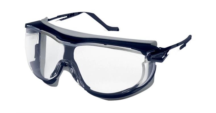 Safety goggles skyguard NT frame blue/grey lens clear UV 400