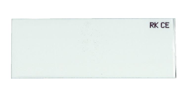 Vorsatzglas Farbe Scheibe klar Höhe x Breite 40 x 110 mm