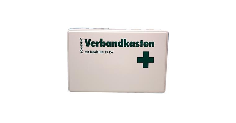 Verbandkasten weiß Füllung nach DIN 13157 260x80x160 mm