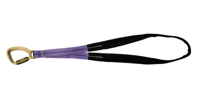 Belt sling Loop Sep load capacity 40 kN edge-tested length 1.35 m