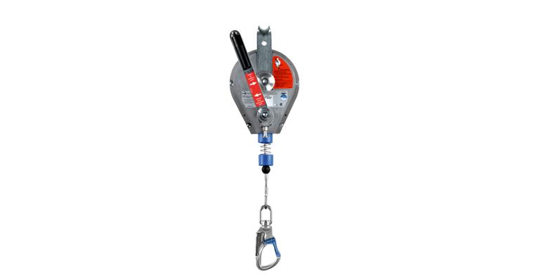 Fall arrester HRA 12 m with rescue lift and shock absorber