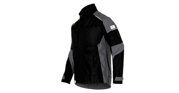 Jacke ACTIVIQ cotton+ schwarz/anthrazit Gr.XS