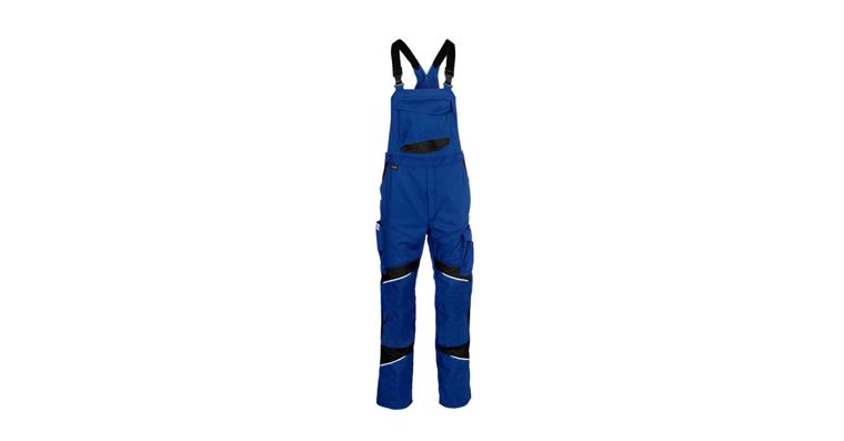 Dungarees ACTIVIQ cotton+ cornflower blue/black size 110
