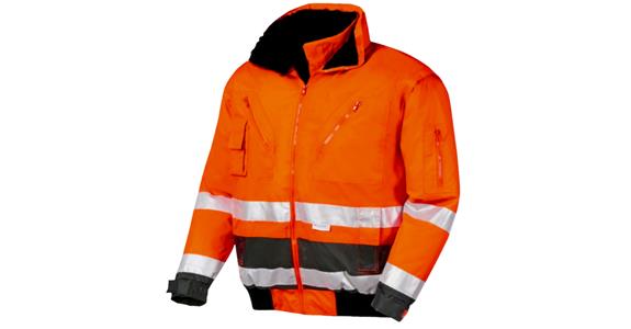 Warnschutz-Pilotjacke Vancouver orange/grau Gr.M