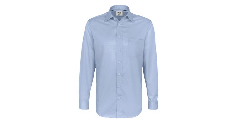 Long-sleeved shirt Business light blue size M