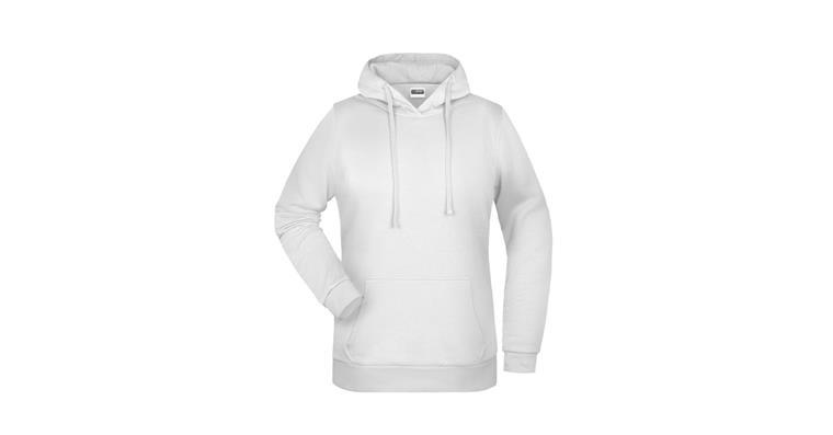 Kapuzen-Sweatshirt Damen weiß Gr.XXL