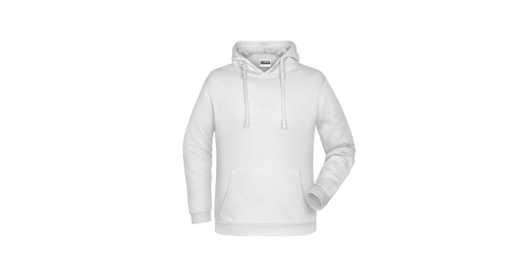 Kapuzen-Sweatshirt weiß Gr.L