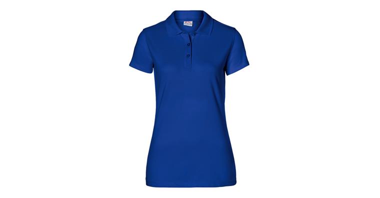 Polo shirt ladies' cornflower blue size XL