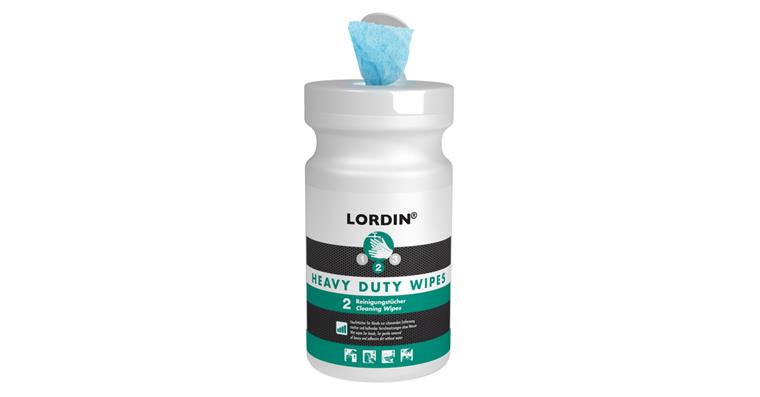 Reinigungstücher Lordin® Heavy Duty Wipes Dose mit 80 Tüchern