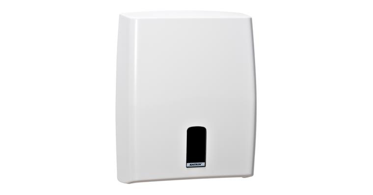 1093400285 Folding hand towel disp. WxDxH 301x146x450 mm plastic lockable for wall mounting
