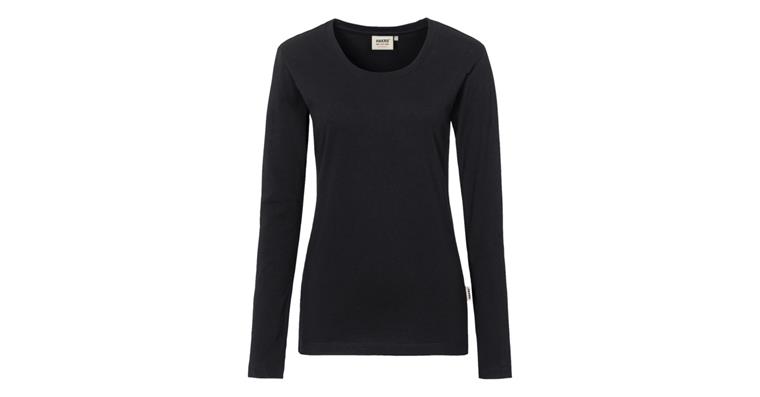 Damen-Longsleeve Mikralinar schwarz Gr.XXL