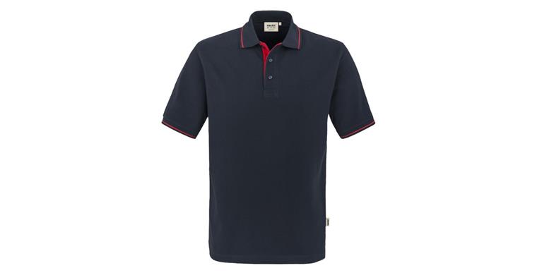 Poloshirt Casual tinte/rot 2XL