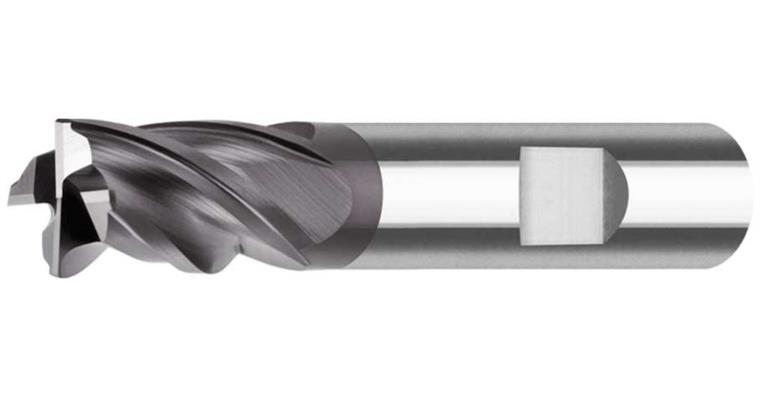 SC end mill extra short 35/38° DIN 6535 HB SC-TiAlN 4 cutting edges dia. 18 mm