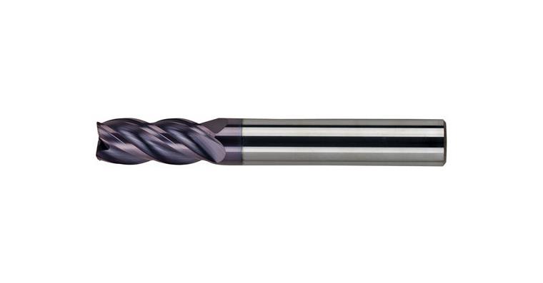 SC end mill 35°/38° DIN 6535HA Z 4 TiAlN dia. 16 mm without clamping surface