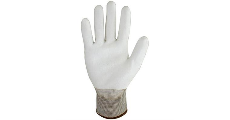 1002681097 PU-Handschuh Pack = 12 Paar weiß Gr. 6