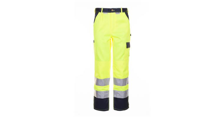 1002689859 Warnschutz-Bundhose KONTRAST gelb/marine Gr.54