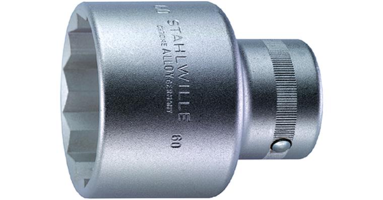 STAHLWILLE Steckschlüsseleinsatz 41 mm 1' DIN 3124 Doppelsechskant