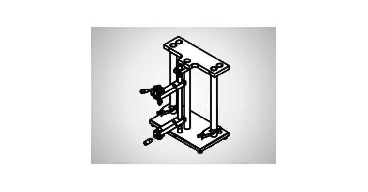 Meßständer H600x80 Schwenkradius 140mm