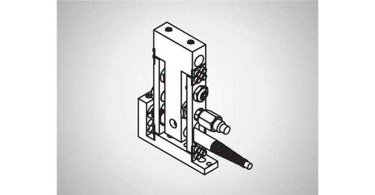 Blockmesselement mit Taster/ Abhebung