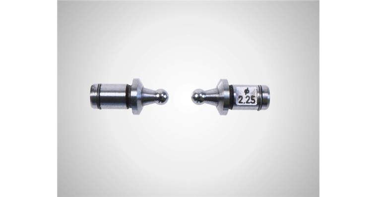 Kugelmesseinsatz aus Hartmetall 844 Tk, Kugel-Ø 2,438 mm