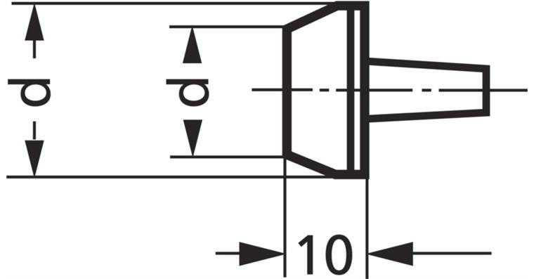 Messkegel 817 ks, Ø 18-24 mm