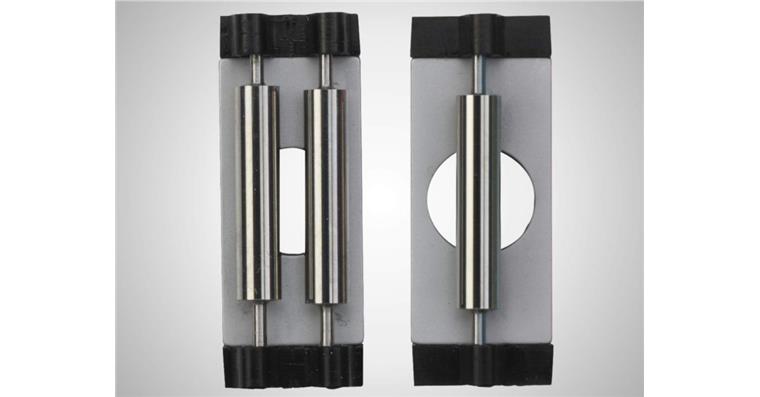 Gewinde-Prüfstiftenpaar im Halter 426 M, Ø 1,350 mm, Aufnahme 7,5 mm