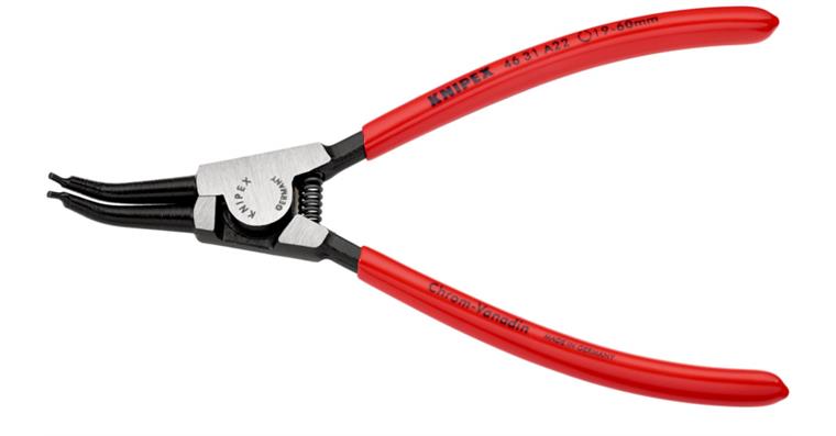 KNIPEX circlip pliers A22 185 mm 45-degree angled for external rings