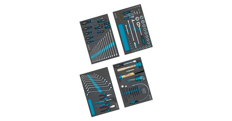 HAZET tool assortment 117 pieces, mechanic's basic assort. f. car maintenance