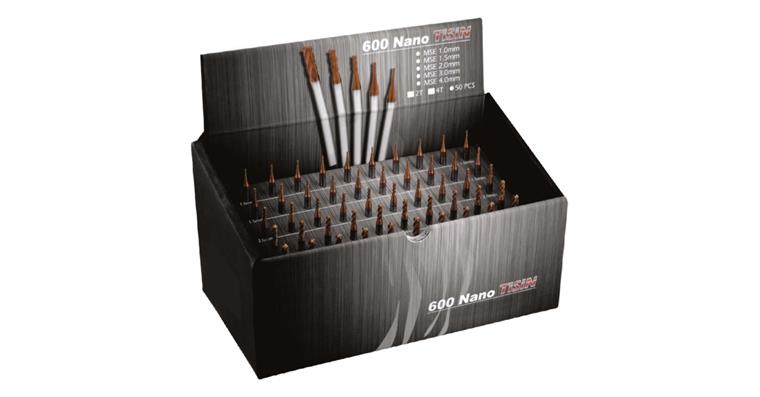 1099010110 HHW solid carbide mini cutter TiSiN coated T=3 50 pcs Set (dia. 1/1.5/2/3/4 mm)