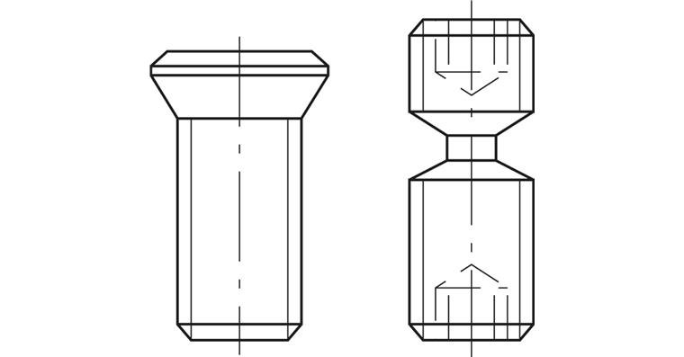 Clamping screw for mini boring bars TX T6