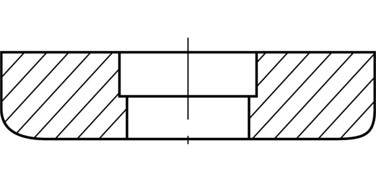 Support plate (18471 712) for ISO indexable insert holders
