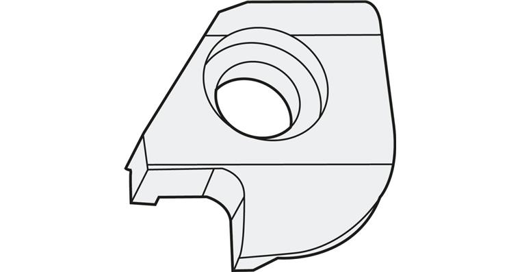 Adjustable clamp for ins. holder MWLNR/L cat. no. 18462-18463