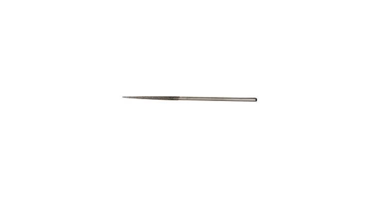 Diamond needle file, flat-pointed, D126 medium, length 140 mm, shank dia. 3 mm
