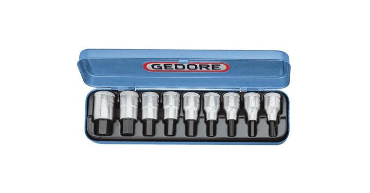 1/2 inch hexagon socket screwdriver set CV steel 9 pieces 3/16-5/8 inch