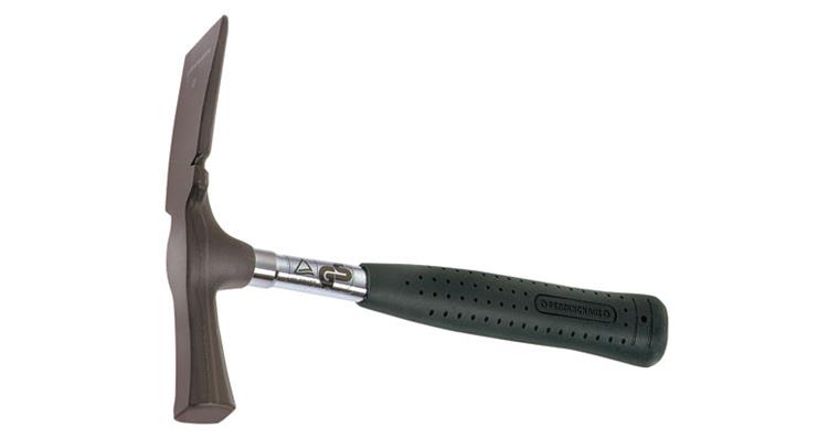 Brick hammer Berlin shape steel tube handle 750 g