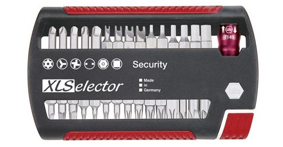Bits-XLSelector 31teilig diverse Security-Bits in Kunststoffbox
