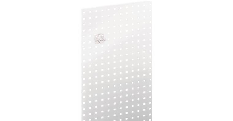 RasterPlan Lochplatte Stahlblech 1,25 mm RAL 7035 lichtgrau BxH 500x450mm