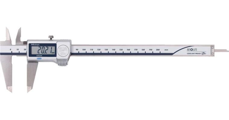 IP67 digital pocket vernier callipers 0-200 mm with data output