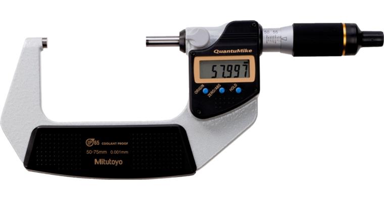 QuantuMike digital micrometer measuring range 50-75 mm