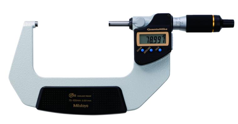 Digital micrometer QuantuMike measuring range 75-100 mm Digimatic