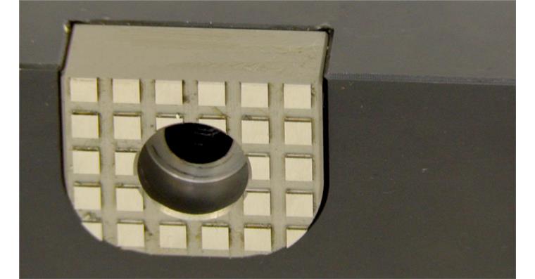 ATORN insert, with flat grooves