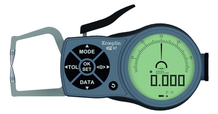 Digital external quick probe type K110 degree of protection IP67 MR 0-10 mm